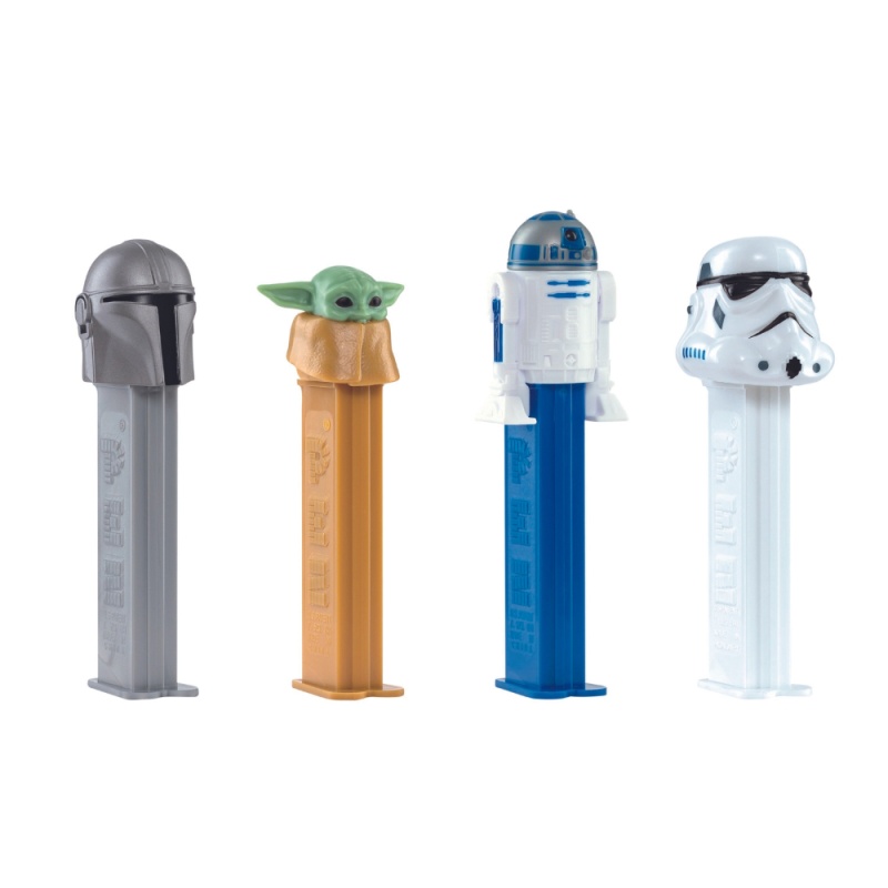 Star Wars Mandalorian PEZ Dispenser & 2 Sweets Candy Packs 17g